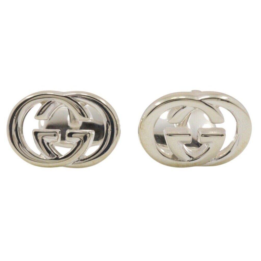 Gucci Interlocking G Cuffs Silver925 Mens